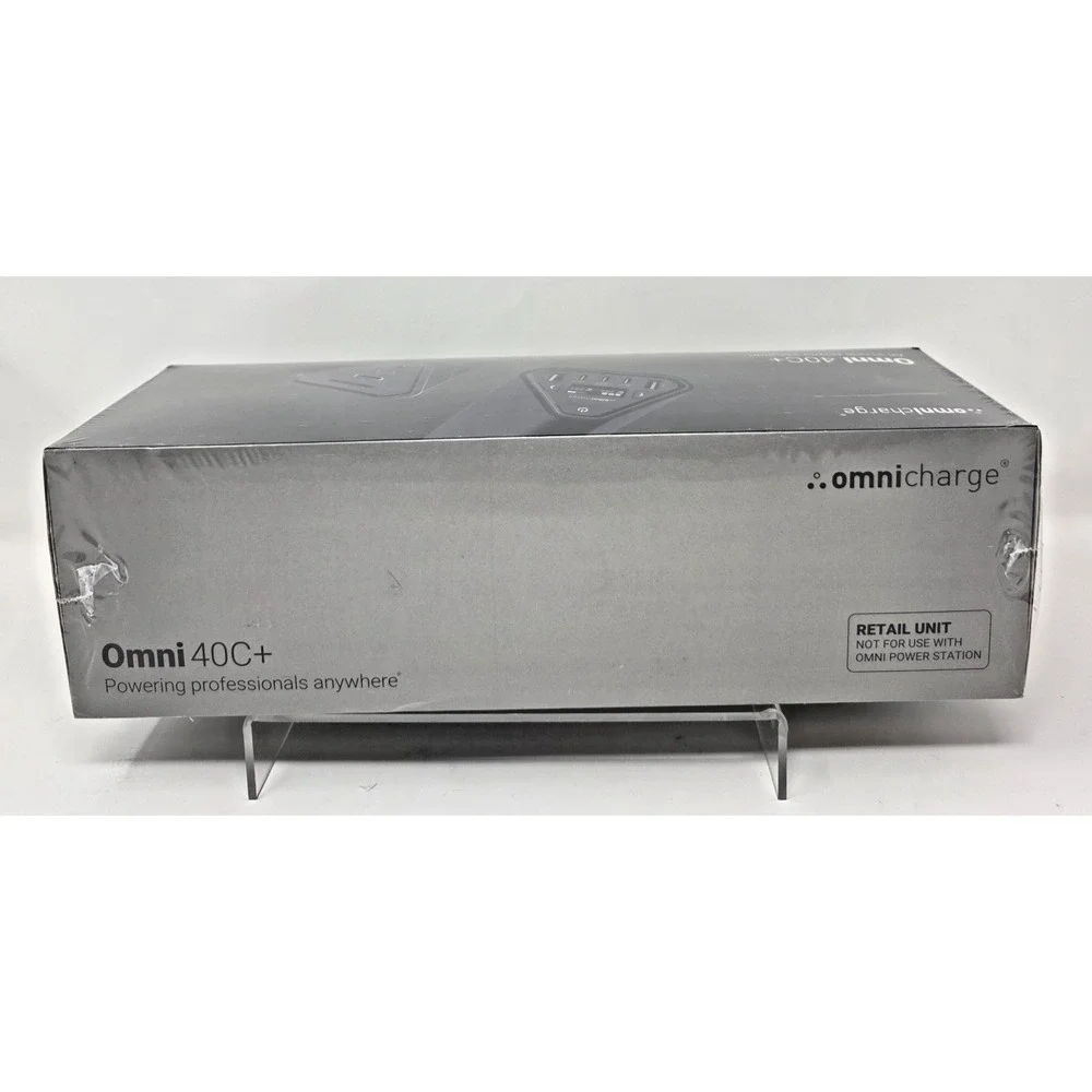 OmniCharge Omni 40C+ 38400mAh 142Wh Laptop Power Bank 100W USB-C HDMI NEW SEALED